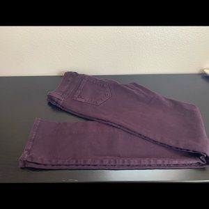 Peg Skinny Purple PAIGE Jeans
